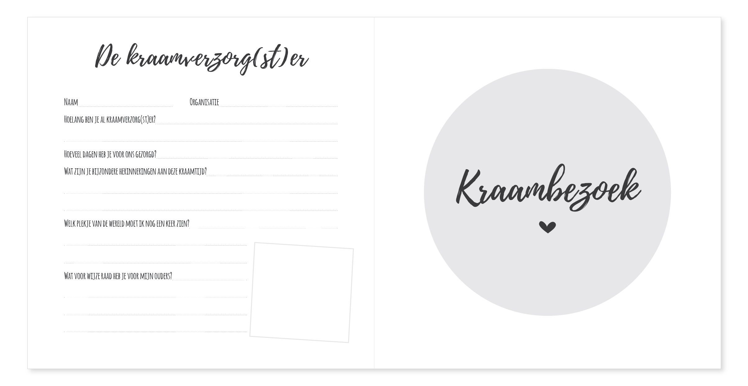 Kraambezoekboek stip - Afbeelding 5