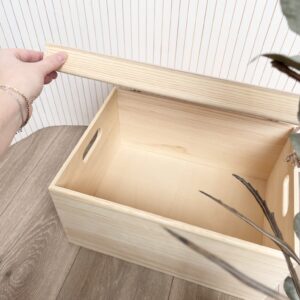 Alternative view of Houten bewaarkist (L) - personaliseerbaar