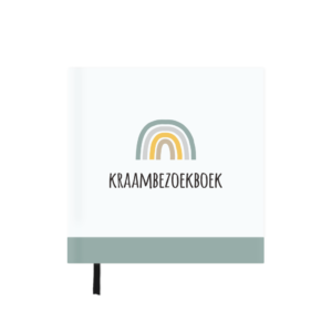 Kraambezoekboek | regenboog blauw