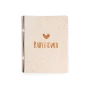 Babyshower | voorspellingskaarten in gegraveerd boekje