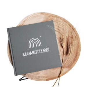 Alternative view of Kraambezoekboek | donkergroen witte regenboog