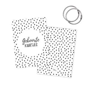 Geboortekaartjes - stip