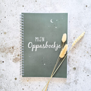 Alternative view of Oppasboekje donkergroen heelal