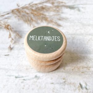 Melktandendoosje - Donkergroen