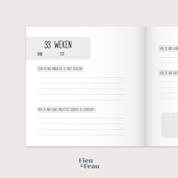 Negen maandenboek - Roestbruin - Afbeelding 7