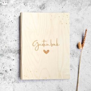 Houten gastenboek | A4 | hartje