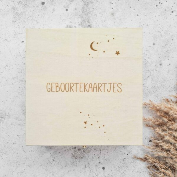 Geboortekaartjes - opbergkist