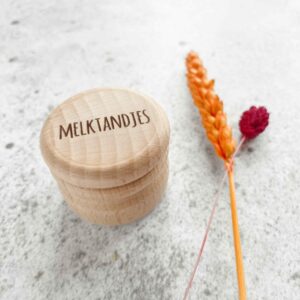 Melktandendoosje - Gegraveerd
