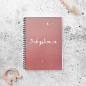 Babyshower invulboek | Roest heelal