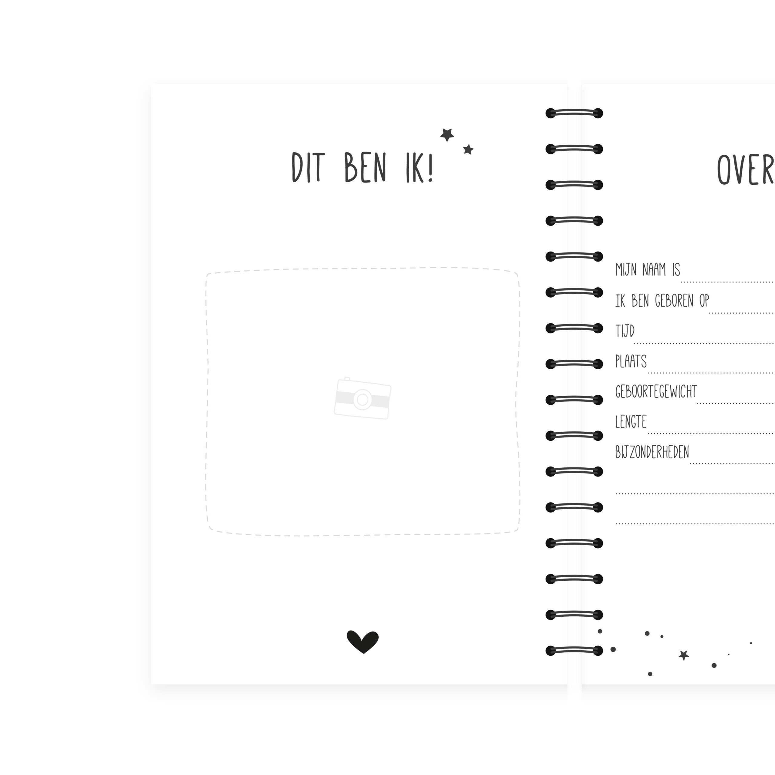 Kraambezoekboek | heelal roze - Afbeelding 6