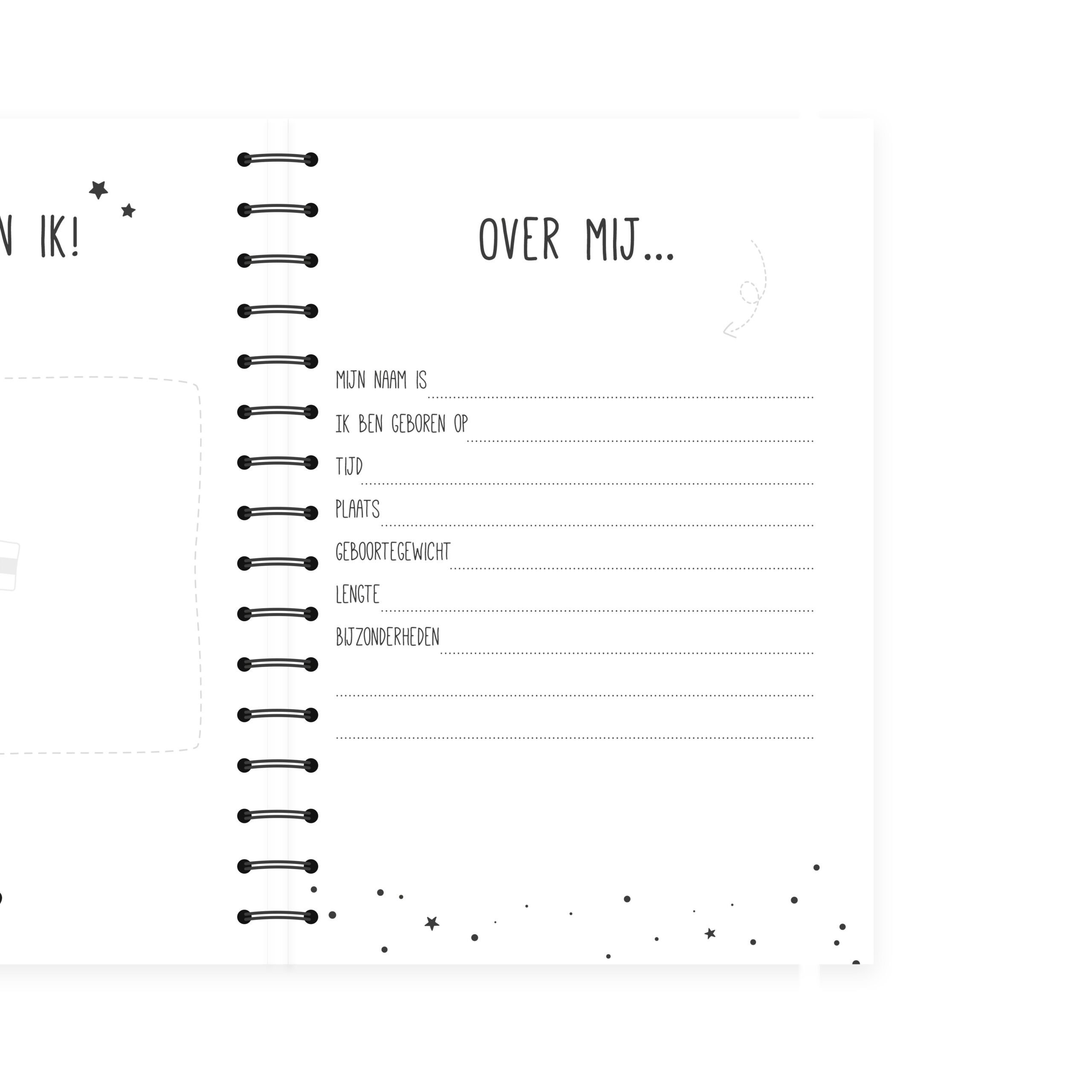 Kraambezoekboek | heelal roze - Afbeelding 5