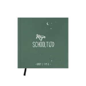 Mijn schooltijd - Invulboek - donkergroen