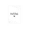 Wenskaart (A6) | Veel liefs (stip)