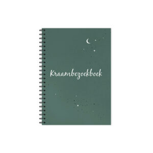 Alternative view of Kraambezoekboek | donkergroen