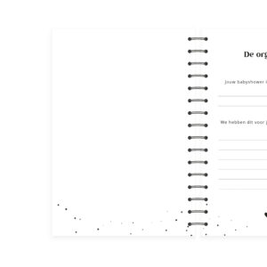 Alternative view of Babyshower invulboek | Bordeaux