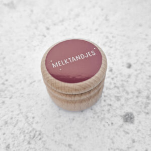 Melktandendoosje - Bordeaux / Burgundy