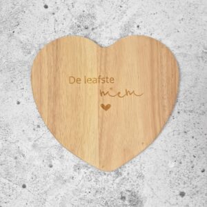 Hartvormig plankje de leafste mem